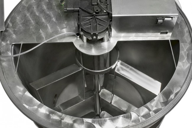 Мешалка в сборе с крышкой для зерновых заторов ПВК 80 литров Мешалка в сборе с крышкой для зерновых заторов ПВК 80 литров